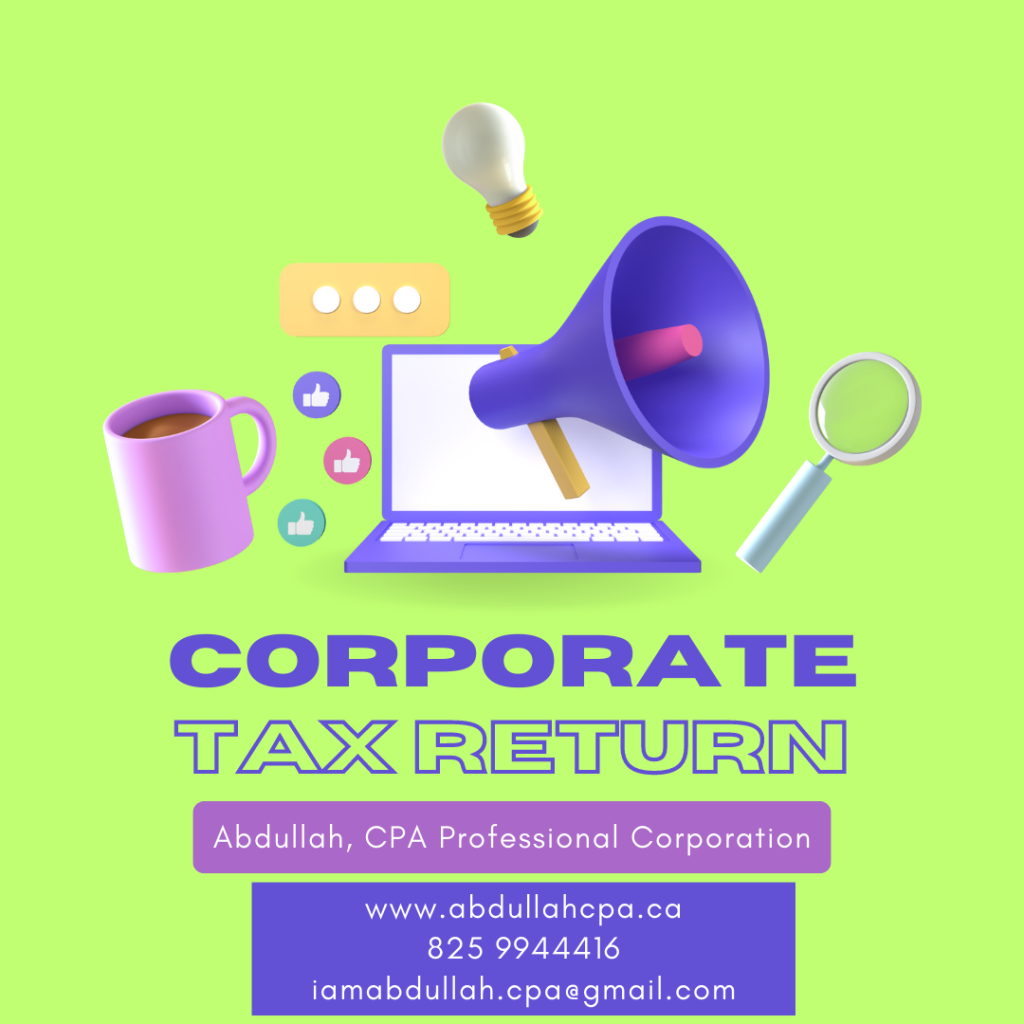 Corporate Tax Return Canada